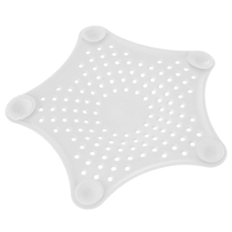 Grupa Orion Sp. z o.o. Sitko do Zlewu Gwiazda Białe z Przyssawkami Duże 16 cm Łazienka ORION