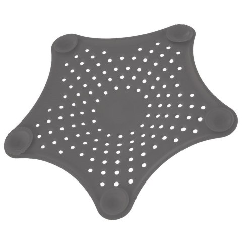 Grupa Orion Sp. z o.o. Sitko do Zlewu Gwiazda Szare z Przyssawkami Duże 16 cm Łazienka ORION