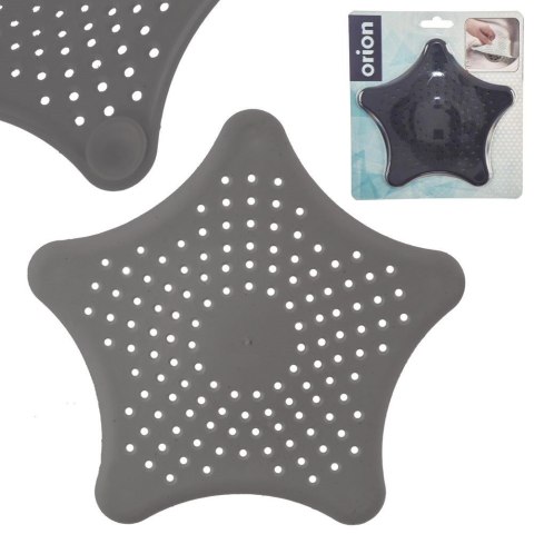 Grupa Orion Sp. z o.o. Sitko do Zlewu Gwiazda Szare z Przyssawkami Duże 16 cm Łazienka ORION