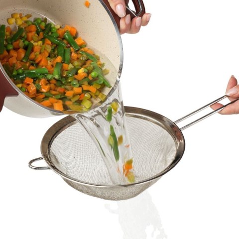 VLACHOS BROS S.A IMPORTS (NAVA),Valantis Vlachos Sitko Kuchenne ACER Duże Stal Nierdzewna 304 do Przesiewania 20 cm NAVA