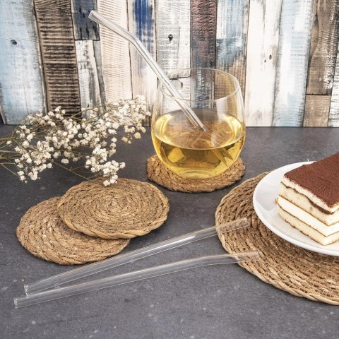 Grupa Orion Sp. z o.o. Słomki Szklane Borokrzemowe z Czyścikiem 4 szt. 20 cm Grube ORION