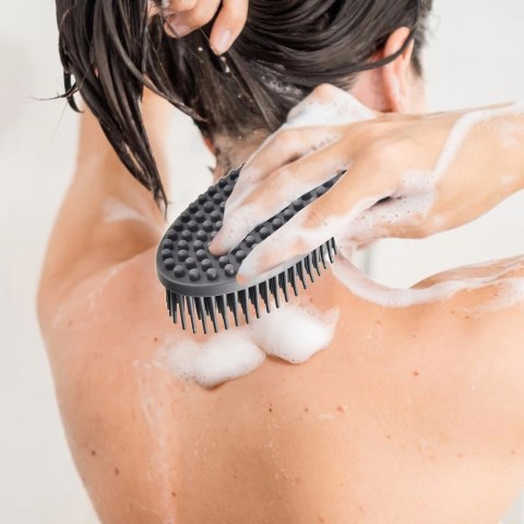 Grupa Orion Sp. z o.o. Szczotka Silikonowa 2W1 do Naczyń i Masażu Ciała Elastyczna 12 cm ORION