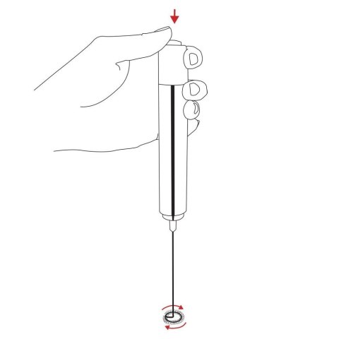 Grupa Orion Sp. z o.o. Spieniacz Elektryczny do Sosów Mleka Solidny Wytrzymały Trwały ORION 28 cm