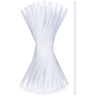 Grupa Orion Sp. z o.o. Słomki Przezroczyste Zestaw 50 szt. Wielorazowe 22 cm do Drinków VILDE