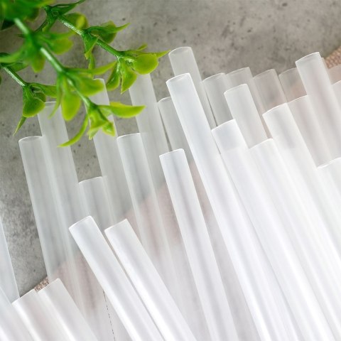 Grupa Orion Sp. z o.o. Słomki Przezroczyste Zestaw 50 szt. Wielorazowe 22 cm do Drinków VILDE