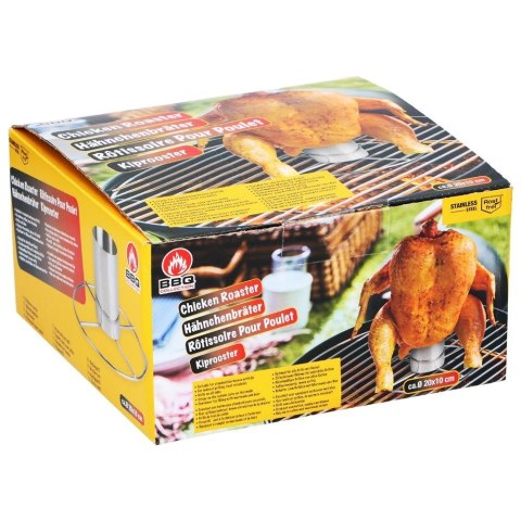Grupa Orion Sp. z o.o. Stojak do Pieczenia Kurczaka Stalowy Solidny BBQ COLLECTION 20 x 10,5 cm