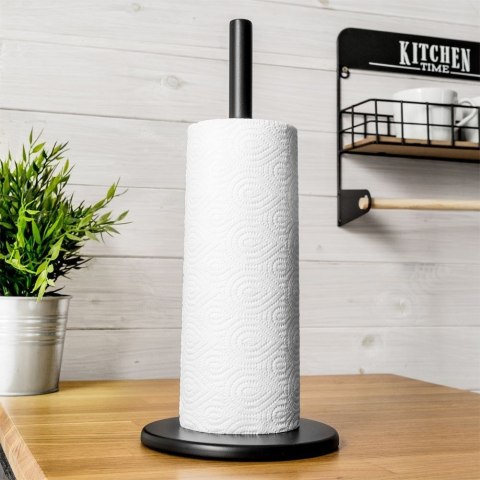 Grupa Orion Sp. z o.o. Stojak na ręcznik papierowy metalowy czarny 33 cm