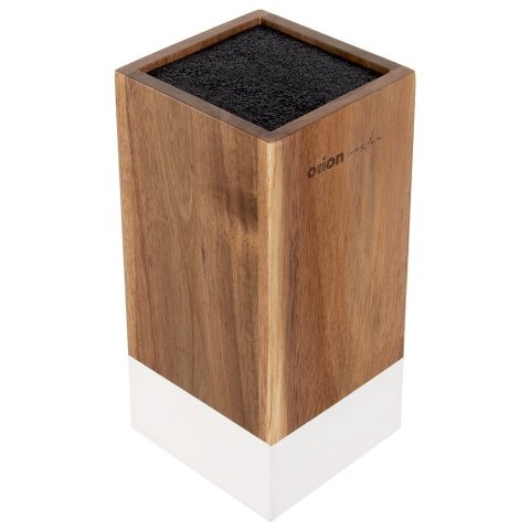 Grupa Orion Sp. z o.o. Stojak na Noże Kuchenny Drewniany z Wkładem WHITELINE