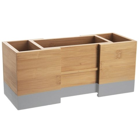 Grupa Orion Sp. z o.o. Stojak na Sztućce Ociekacz Drewniany Rozkładany Solidny ORION 27x10x12 cm