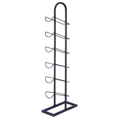 Grupa Orion Sp. z o.o. Stojak na Wino Metalowy Czarny 6 Butelek 27x13x84,5 cm