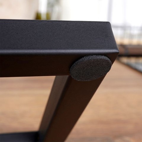 Grupa Orion Sp. z o.o. Stojak na Wino Metalowy Czarny 6 Butelek 27x13x84,5 cm