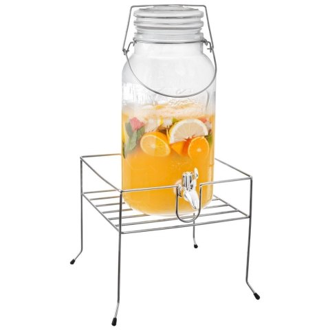 Grupa Orion Sp. z o.o. Stojak pod Słój z Kranikiem na Napoje Stalowy Solidny ORION 20,5 x 20,5 cm