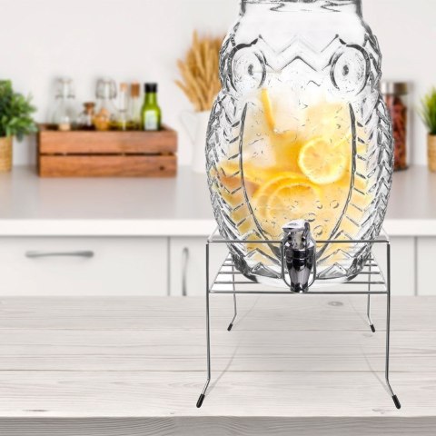 Grupa Orion Sp. z o.o. Stojak pod Słój z Kranikiem na Napoje Stalowy Solidny ORION 20,5 x 20,5 cm