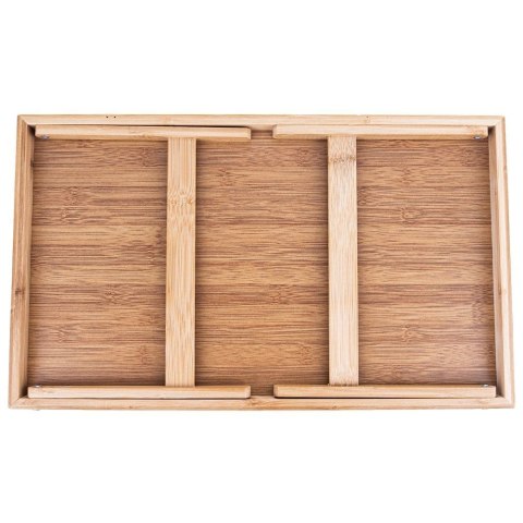 Grupa Orion Sp. z o.o. Stolik Śniadaniowy ORION 50x30x24,5 cm Bambusowy Drewniany do Łóżka Laptopa