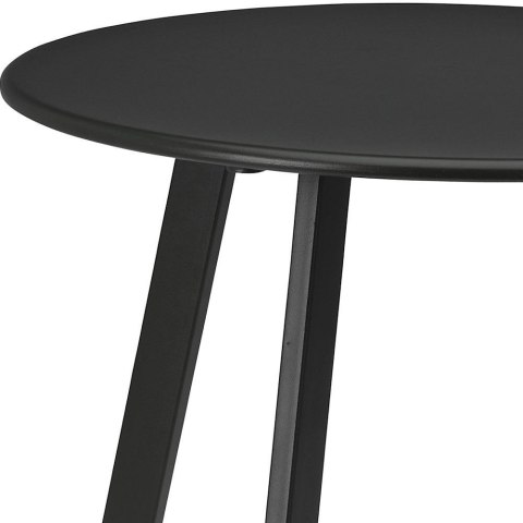 Grupa Orion Sp. z o.o. Stolik Balkonowy Kawowy Metalowy Szary Okrągły Zewnętrzny 50 x 45 cm
