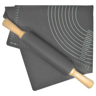 Grupa Orion Sp. z o.o. Stolnica do Ciasta i Wałek Silikonowa 60x40 cm 2 el.