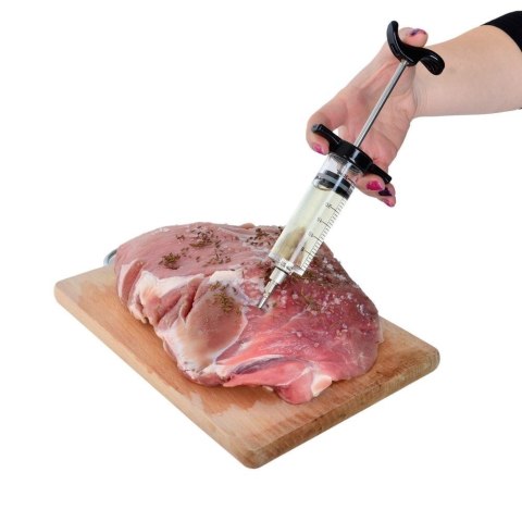 Grupa Orion Sp. z o.o. Strzykawka do Marynowania Mięsa z Igłą Stalową 30 ml Peklowanie ORION
