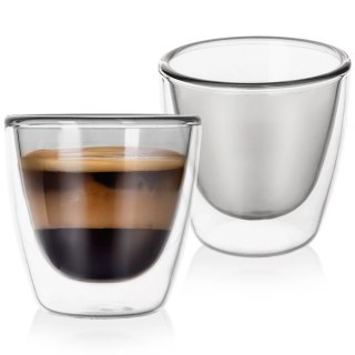 Orion Szklanki termiczne z podwójną ścianką do kawy espresso DOUBLE 90 ml 2 szt.