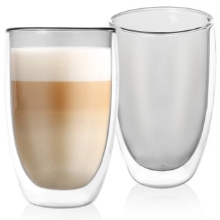 Orion Szklanki termiczne z podwójną ścianką do kawy latte DOUBLE 460 ml 2 szt.