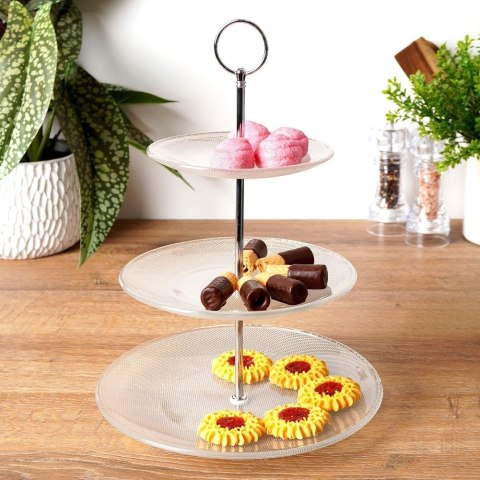 Grupa Orion Sp. z o.o. Patera Szklana 3-Piętrowa ORION 33 cm