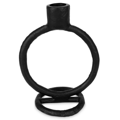 Grupa Orion Sp. z o.o. Świecznik Aluminiowy Czarny Stojak na Świeczkę HOME STYLING COLLECTION 15cm