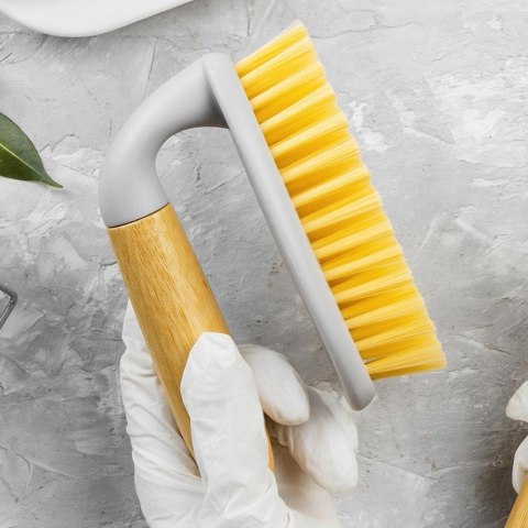 Grupa Orion Sp. z o.o. Szczotka do Szorowania Uniwersalna Bambusowa z Dużą Powierzchnią ORION