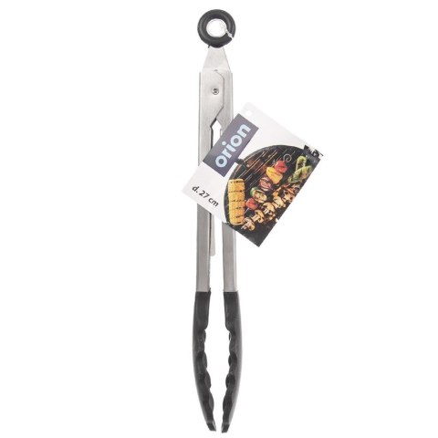 Grupa Orion Sp. z o.o. Szczypce Kuchenne Stalowe Silikonowe Uniwersalne z Blokadą ORION 27 cm