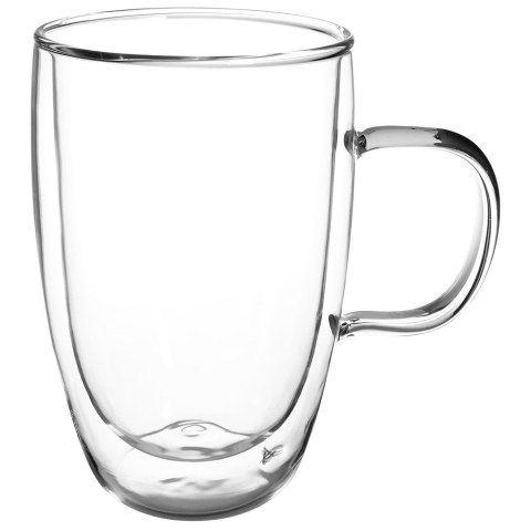 Grupa Orion Sp. z o.o. Szklanka Termiczna z Podwójną Ścianką do Kawy Latte Solidna ORION 430 ml