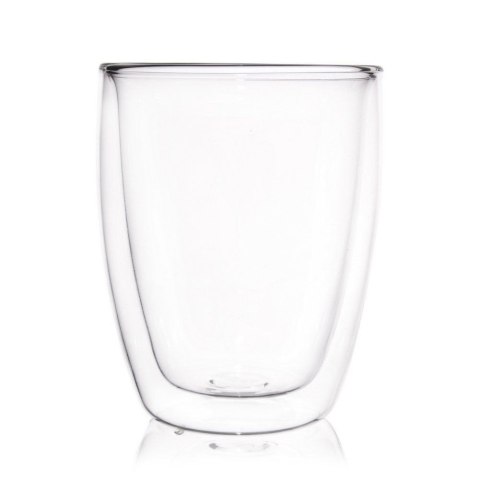 Grupa Orion Sp. z o.o. Szklanka Termiczna Latte Szklana 330 ml ORION Podwójna Ścianka 8 x 8 cm
