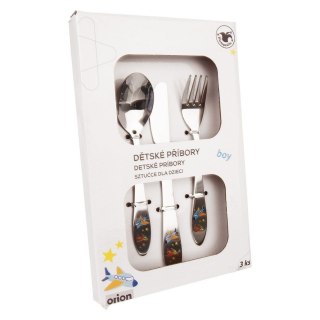 Grupa Orion Sp. z o.o. Sztućce dla Dzieci Stalowe Samolot 3 el.