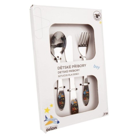 Grupa Orion Sp. z o.o. Sztućce dla Dzieci Stalowe Samolot 3 el.
