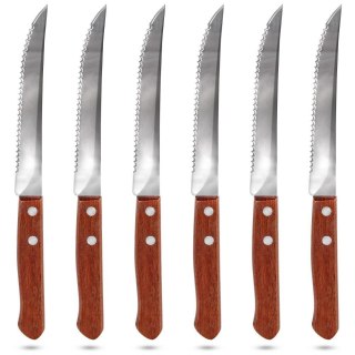 Grupa Orion Sp. z o.o. Noże do Steków i Burgerów Zestaw Stalowe ORION 20,5 cm 6 szt.