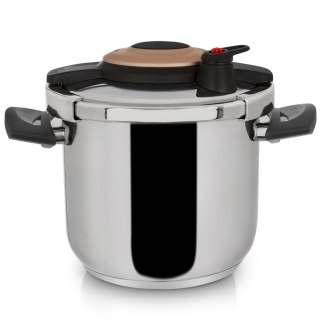 Grupa Orion Sp. z o.o. Szybkowar Ciśnieniowy Stalowy 7 L ORION Automatyczne Zamykanie Indukcja