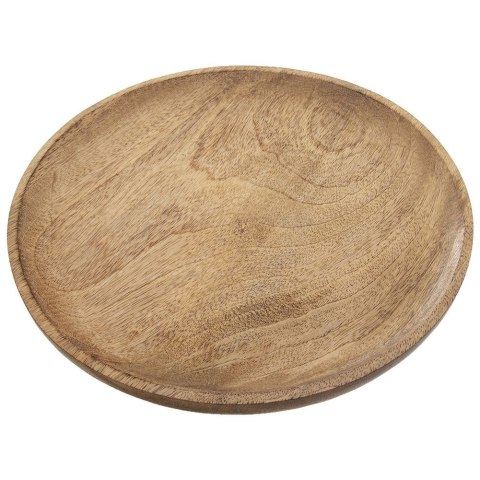 Grupa Orion Sp. z o.o. Taca do Serwowania Drewniana MANGO Okrągła 30 cm ORION Dekoracyjna