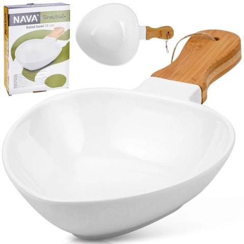 NAVA Talerz do serwowania porcelanowy TERRESTRIAL 37,5x24 cm