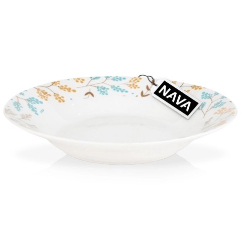 NAVA Talerz obiadowy głęboki porcelanowy LYDIA 22,5 cm, 700 ml