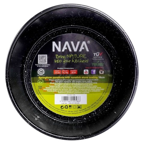 NAVA Tortownica rozpinana granitowa NATURE 16 cm