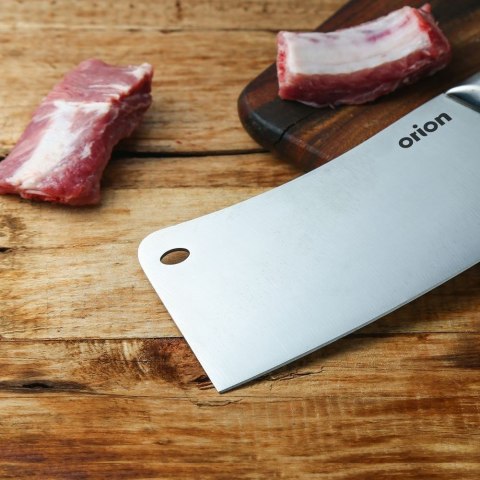 Grupa Orion Sp. z o.o. Tasak Nóż do Mięsa Kości Warzyw Stalowy Rzeźniczy Kuchenny Duży ORION 32 cm