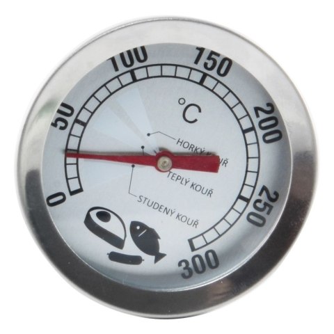 Grupa Orion Sp. z o.o. Termometr do Wędzarni z Sondą Stalowy ORION 16 cm 0-300°C Profesjonalny