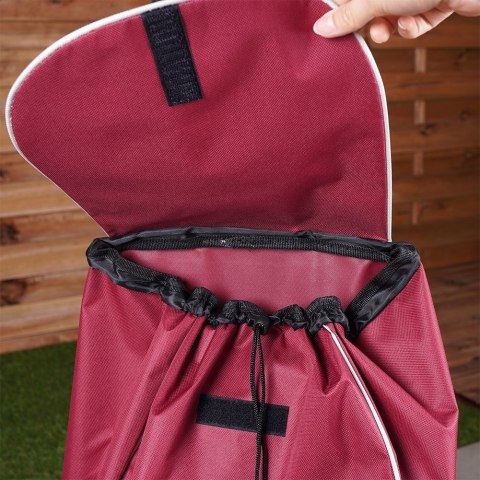 Grupa Orion Sp. z o.o. Wózek Torba na Zakupy Zakupowa 2 Kółka Pojemna Solidna Bordowa ORION 30 L