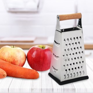 Grupa Orion Sp. z o.o. Tarka Kuchenna 4-Stronna Stalowa Ostra ORION 22 cm Uchwyt Bambus