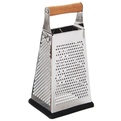 Grupa Orion Sp. z o.o. Tarka Kuchenna 4-Stronna Stalowa Ostra ORION 22 cm Uchwyt Bambus