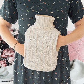 Grupa Orion Sp. z o.o. Termofor w Pokrowcu Pluszowy Beżowy Miękki ORION 1,6 L