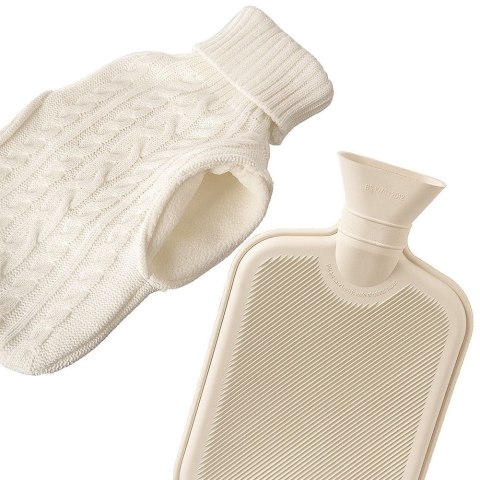 Grupa Orion Sp. z o.o. Termofor w Pokrowcu Pluszowy Beżowy Miękki ORION 1,6 L