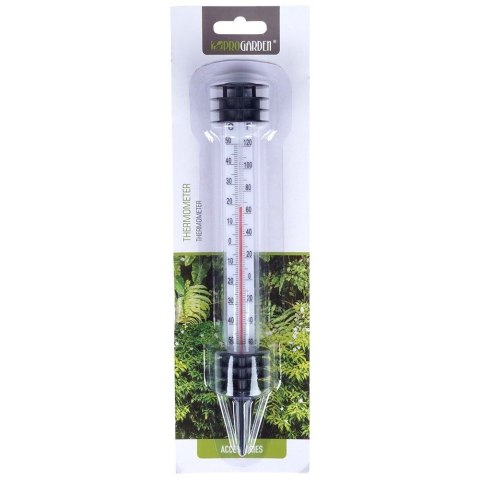 Grupa Orion Sp. z o.o. Termometr Zewnętrzny Ogrodowy Wbijany PROGARDEN 23 cm Biały do Ziemi