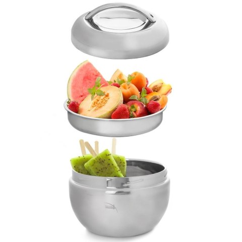 Grupa Orion Sp. z o.o. Termos Pojemnik Obiadowy Termiczny Miska Talerz Lunchbox Stalowy ORION 2 l