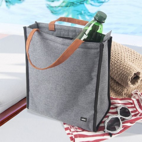 Grupa Orion Sp. z o.o. Torba Termiczna na Jedzenie Lunch Śniadaniowa ORION Szara 7 L