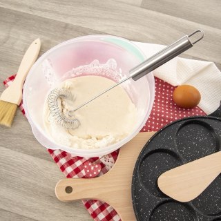 Grupa Orion Sp. z o.o. Trzepaczka Spiralna do Ubijania Jajek i Sosów 26 cm ORION Stal Duża