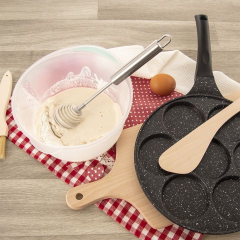 Grupa Orion Sp. z o.o. Trzepaczka Spiralna do Ubijania Jajek i Sosów 26 cm ORION Stal Nierdzewna