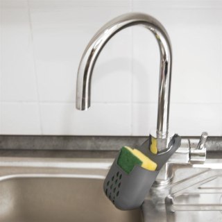 Grupa Orion Sp. z o.o. Uchwyt na Gąbkę Kuchenną na Kran Solidny ORION W Zestawie Gąbka 8,5 x 17 cm